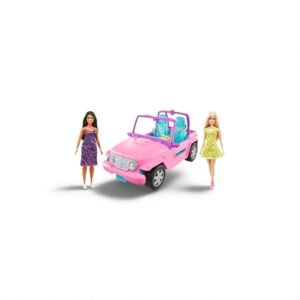 Barbie Set Jeep Auto De Playa Con Muñecas Beach Cruiser